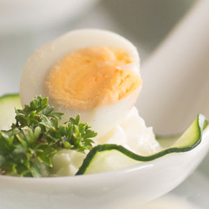 egg salad spoons